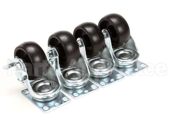 136043 Norlake Caster Kit 4 Plate Type Oah (S