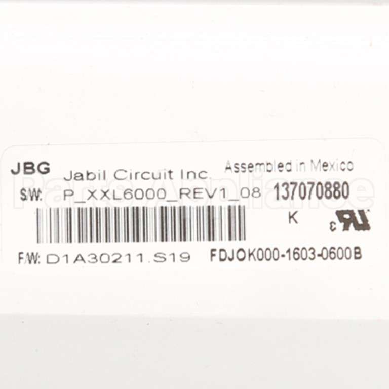 137070880 Frigidaire Control Board