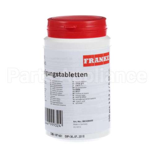 154430 Franke Cleaning Tablets 100Pcs. At 2.