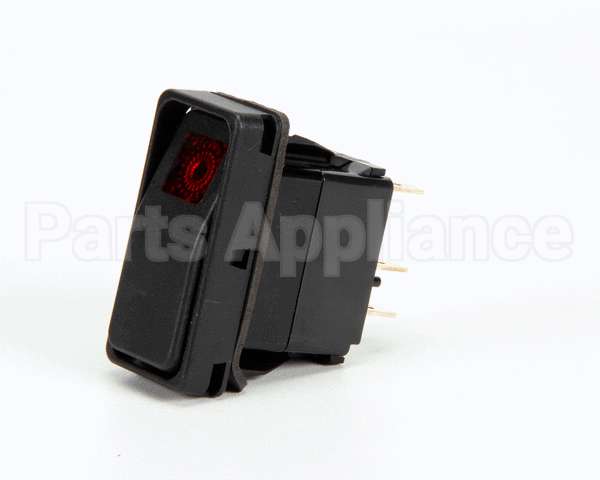 155546 Groen Power Switch, Recessed Rocker, Red Indic