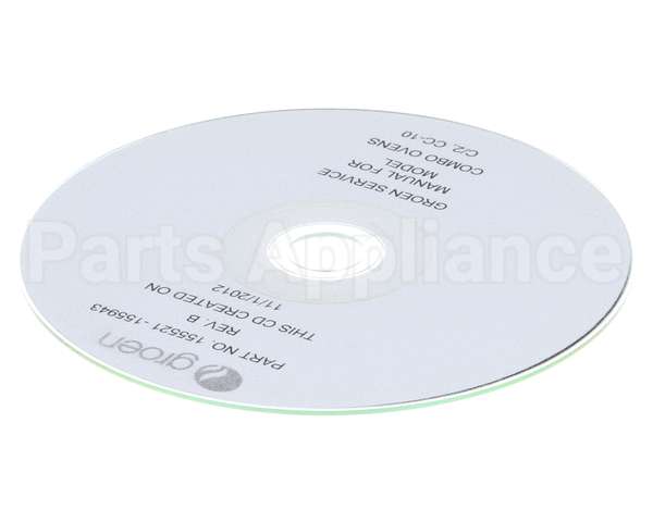 155943 Groen Cd - Service Manual, Combo Ove