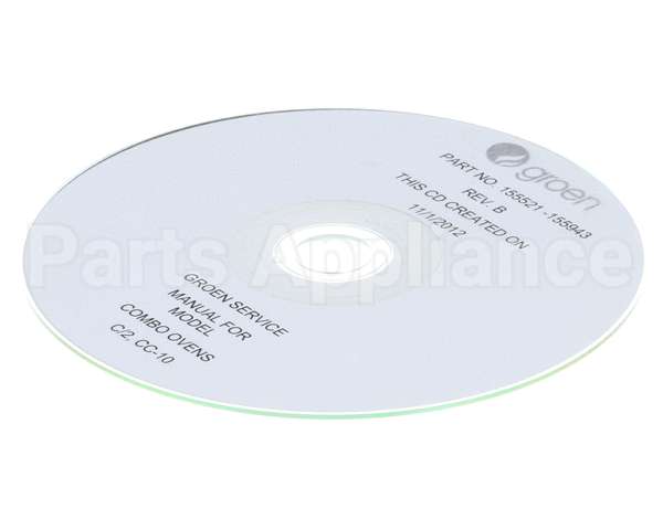 155943 Groen Cd - Service Manual, Combo Ove