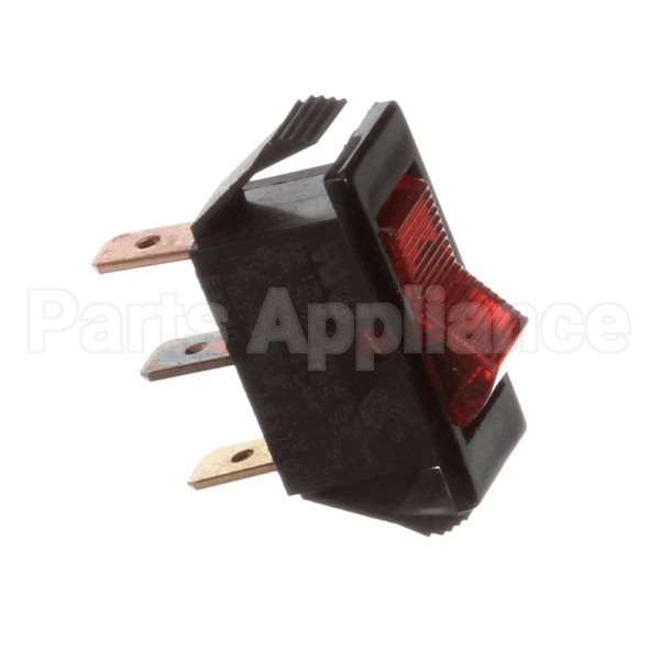 157150 Compatible Groen Switch Rocker 22A, 125Vac Illuminated, Red