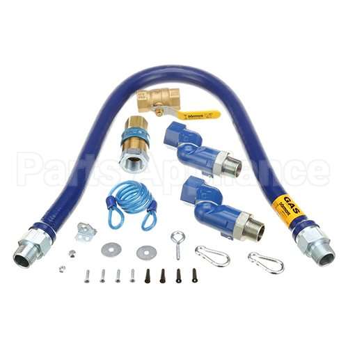 16100KIT2S48 Compatible Dormont 1"Dia., 48" Blue Hose, Snapfast, 2 Swivel Max