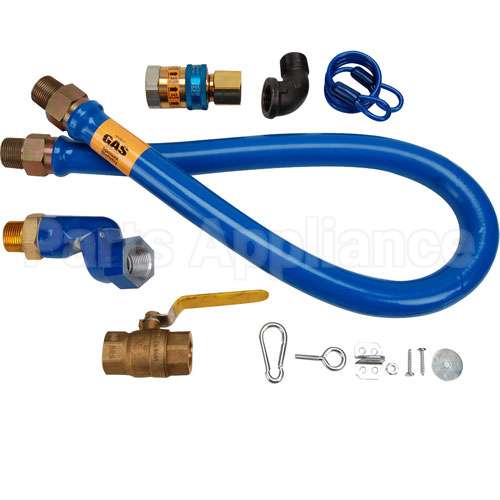 16100KITS-48 Compatible Dormont Connector, Gas, Kit, 1" X 48"