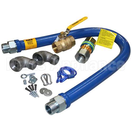16125KIT48 Compatible Dormont Hosekit, Gas - 1-1/4" X 48"