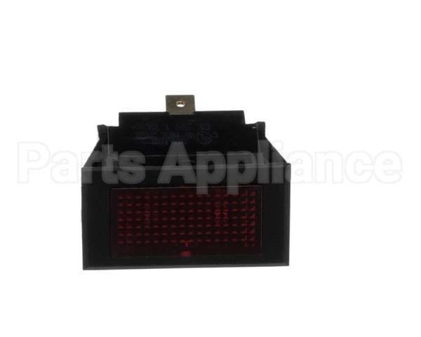 1621000 Garland Lamp-Red Lens Black Bezel 28V