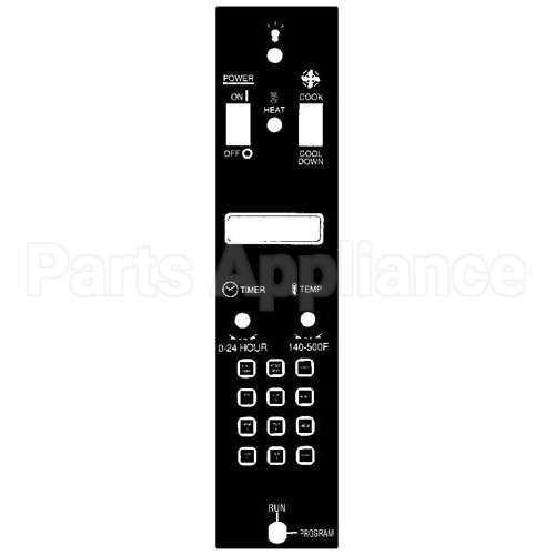 1657710 Compatible Garland Overlay - 12 Key - Cook/Hold