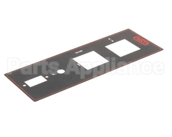 16608 Nieco Label, Front, Left Control Box