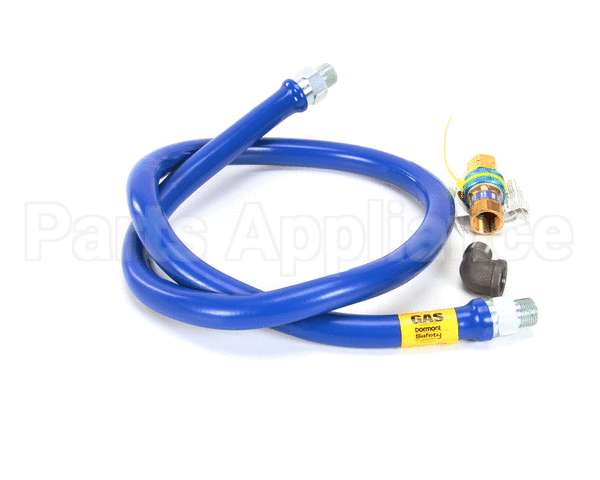 1675BPQ72 Dormont 3/4" Dia., 72" Blue Hose, Snapfast, 1 El