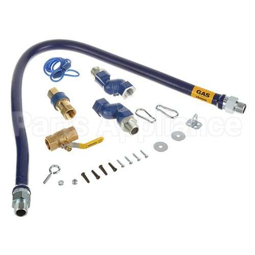 1675KIT2S48 Compatible Dormont 3/4"Dia., 48" Blue Hose, Snapfast, 2 Swivel Max