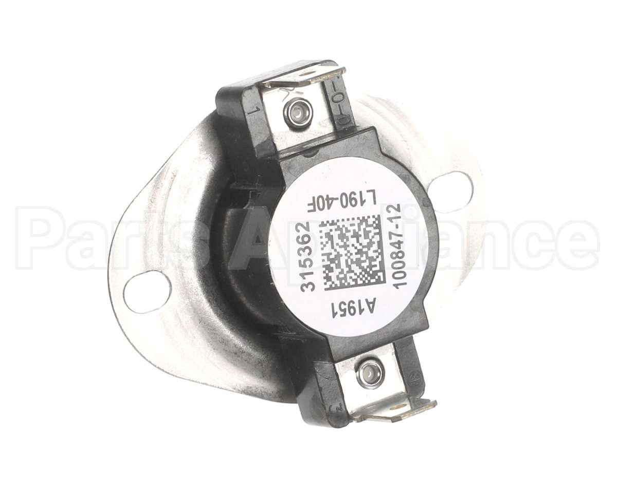 16W74 Lennox Limit Control Spst 190F Close