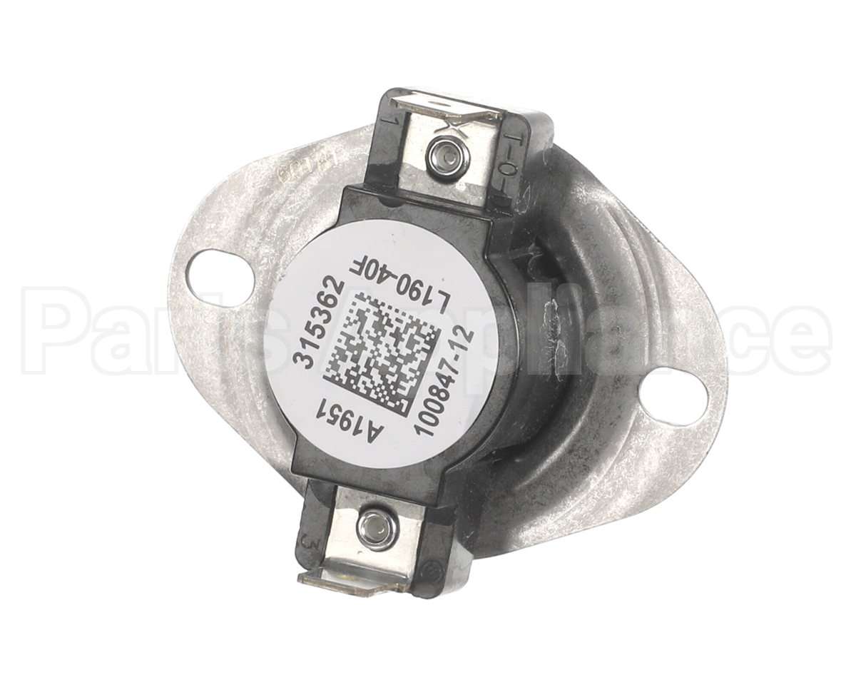 16W74 Lennox Limit Control Spst 190F Close