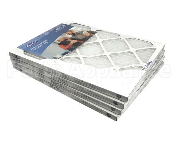 16X20X1-M13-C-P4 Carrier Merv 13 1" Air Filter, 16"X20"X1", 4 Pac