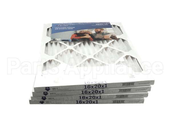 16X20X1-M13-C-P4 Carrier Merv 13 1" Air Filter, 16"X20"X1", 4 Pac