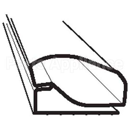 17020-2043 Compatible Carter Hoffman Gasket, 23-1/4 X 48, 3 Side