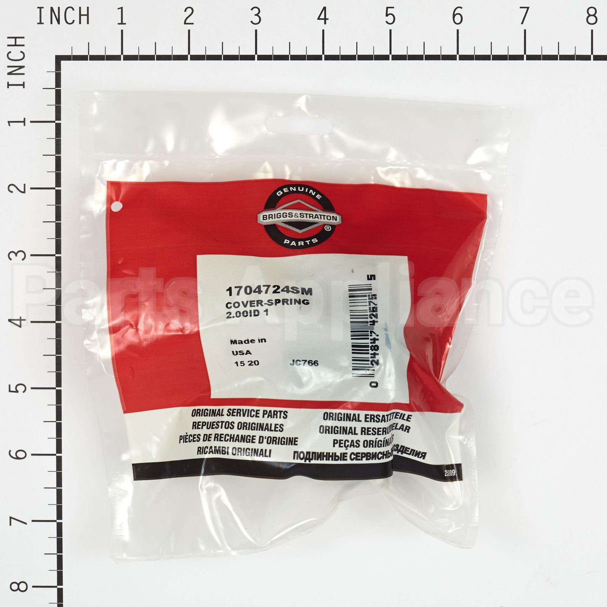 1704724SM Briggs & Stratton Cover-Spring 2.00Id 1