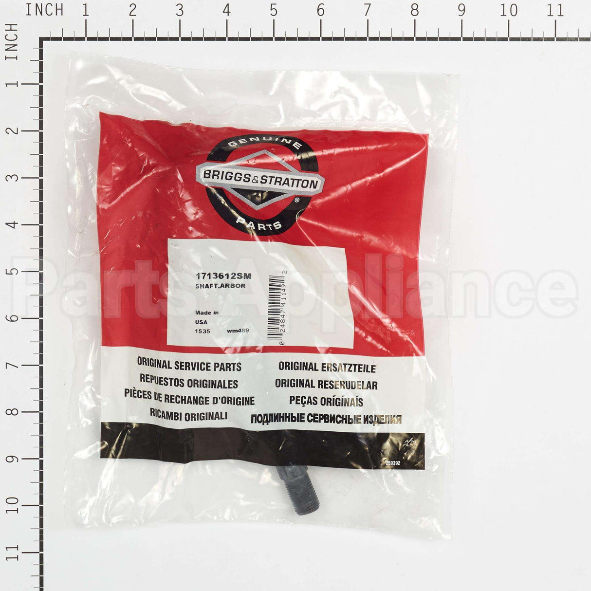 1713612SM Briggs & Stratton Shaftarbor