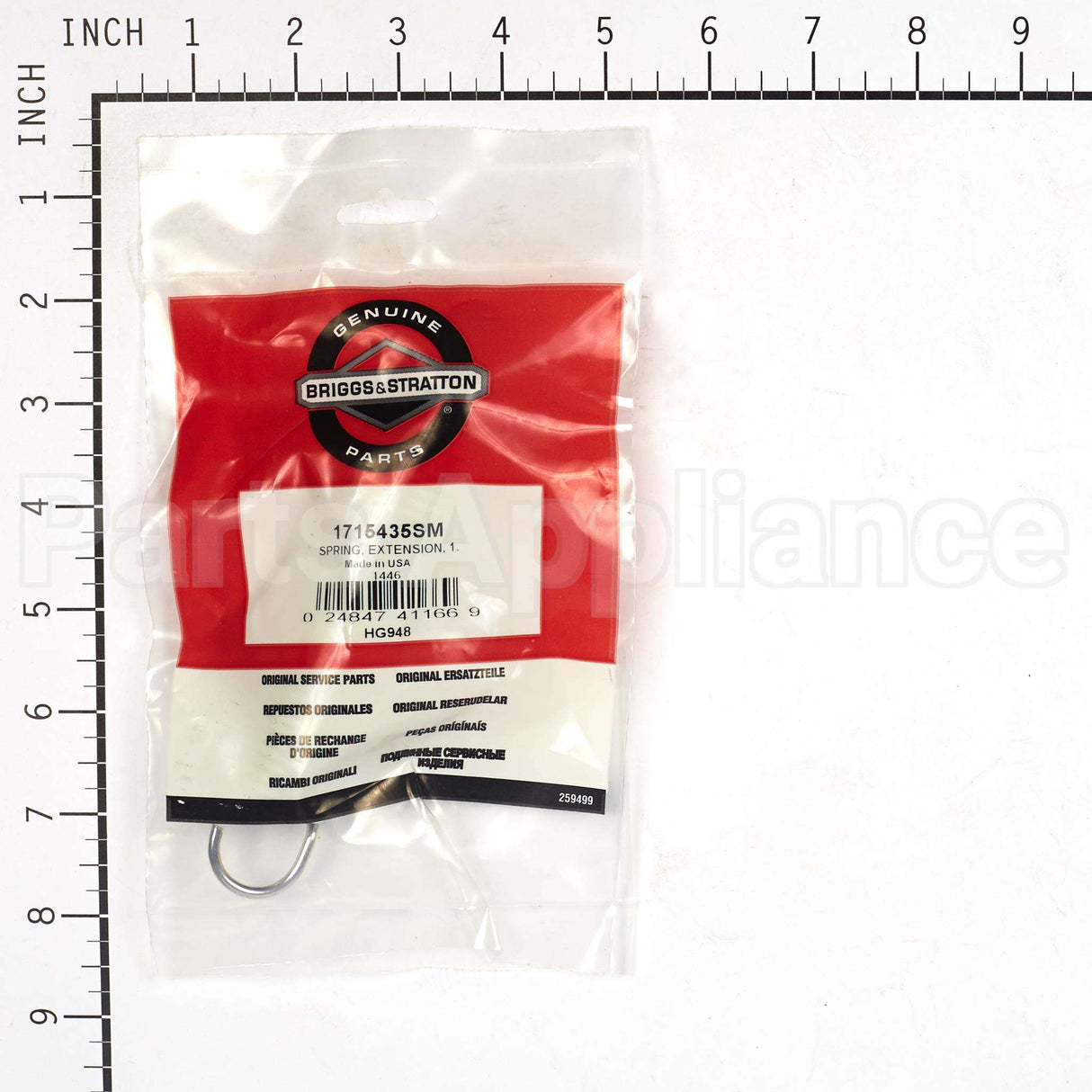 1715435SM Briggs & Stratton Spring Extension 1.