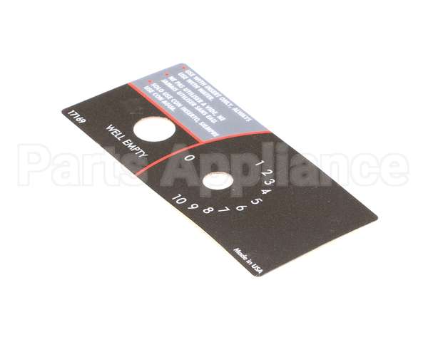 17169-1 Vollrath Label Control