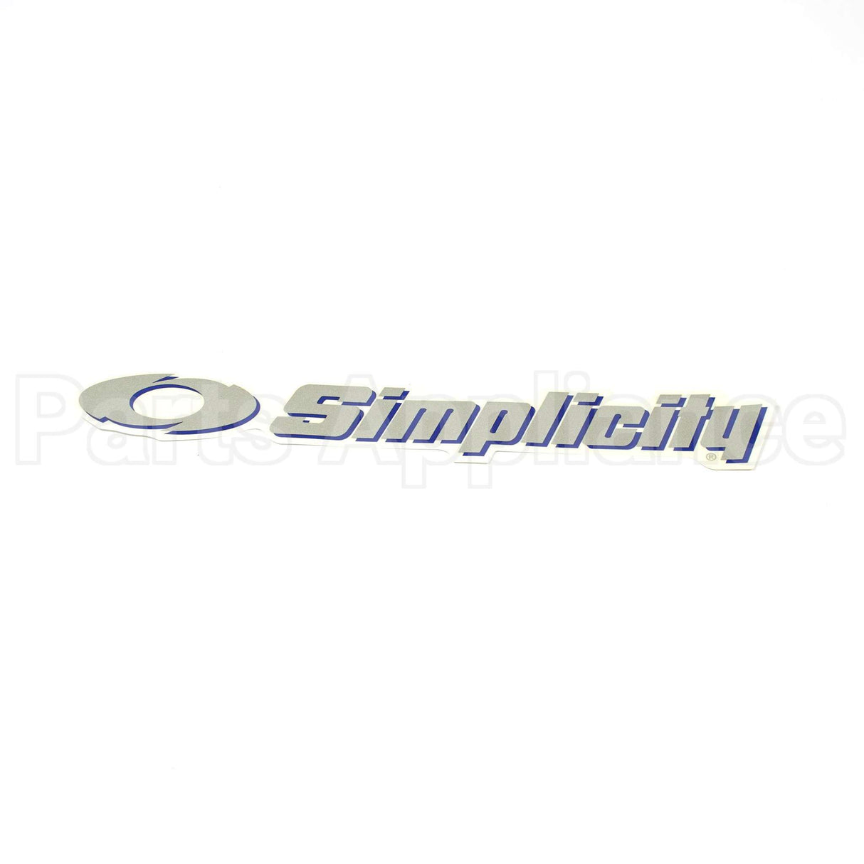 1722551SM Briggs & Stratton Decal-Simplicity Silv