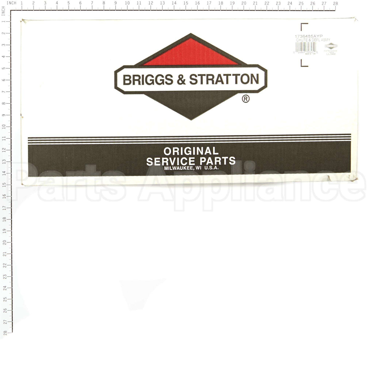1736485AYP Briggs & Stratton Chute & Defl Asmy