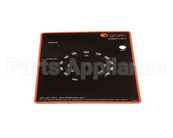175046 Groen Overlay, Braising Pan, Manual
