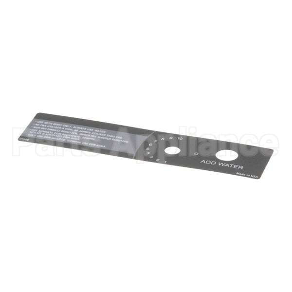 17508-1 Compatible Vollrath Label Control 1001 Ul