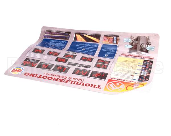 175779 Duke Label,Troubleshooting Chart Do