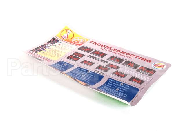 175779 Duke Label,Troubleshooting Chart Do