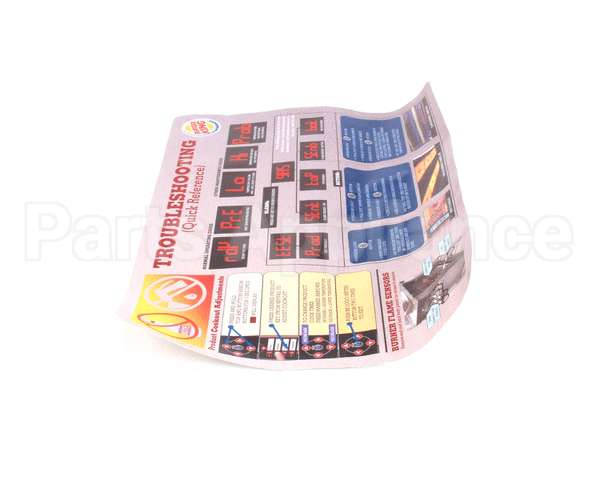 175779 Duke Label,Troubleshooting Chart Do