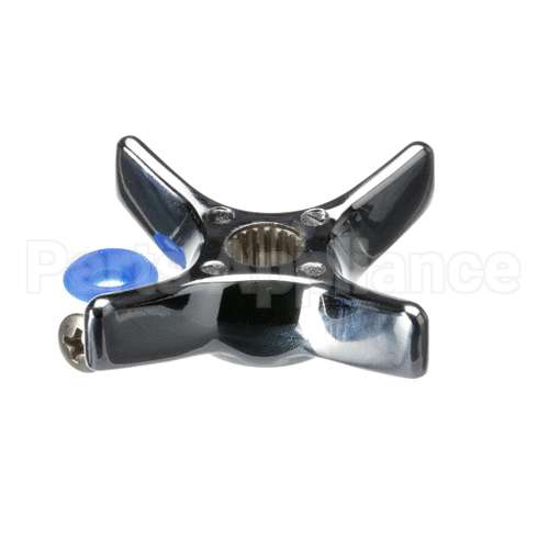 175FC T&S Brass 4Arm Kitchen Handle W Cold Button & Sc