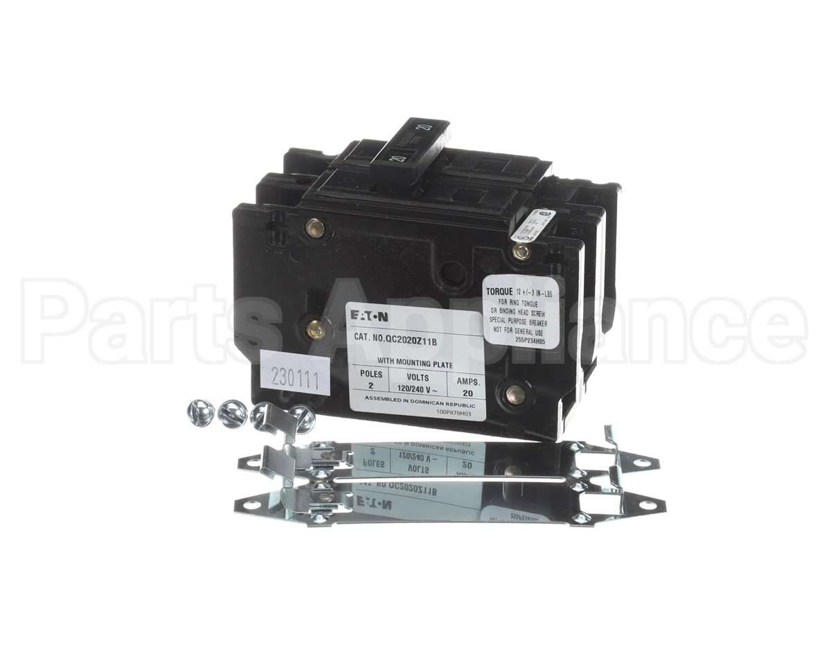 19-13097 Master-Bilt Circuit Breaker Qou-220 20 Amp