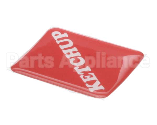 19-420-0002 Wunder-Bar Domed Label - Ketchup
