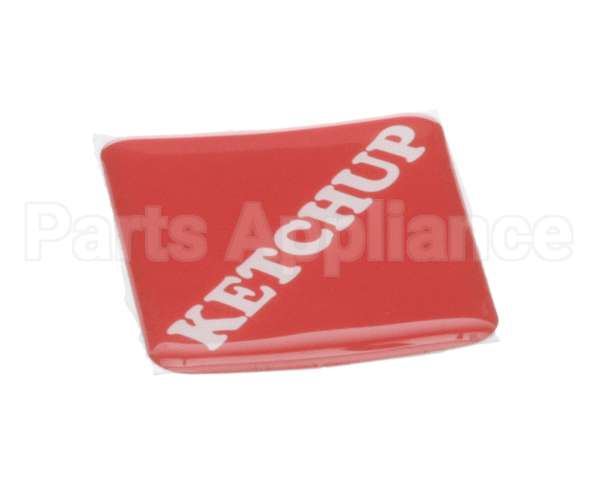 19-420-0002 Wunder-Bar Domed Label - Ketchup