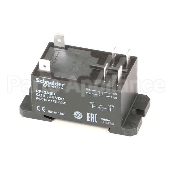 19003558 Compatible Franke Relay, 30A/24Vdc Dpst Plug-In
