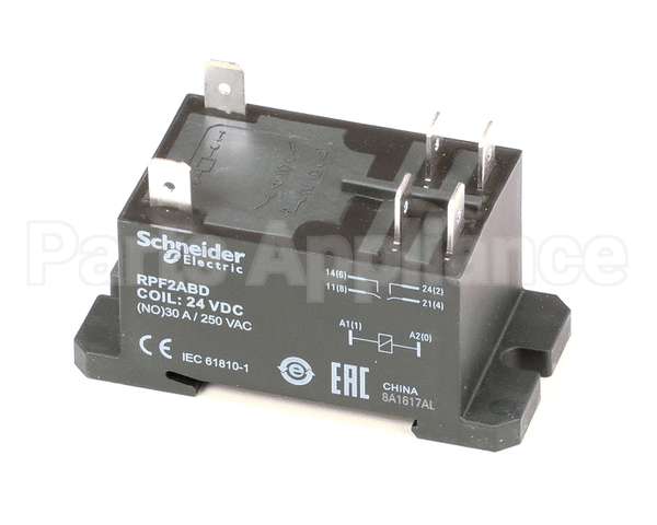 19003558 Franke Relay, 30A/24Vdc Dpst Plug-In