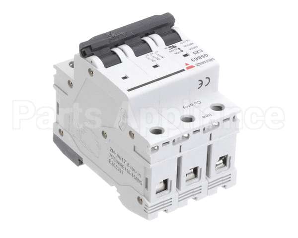 19161 Nieco Circuit Breaker, 277/480V, 25A, 3 Pole