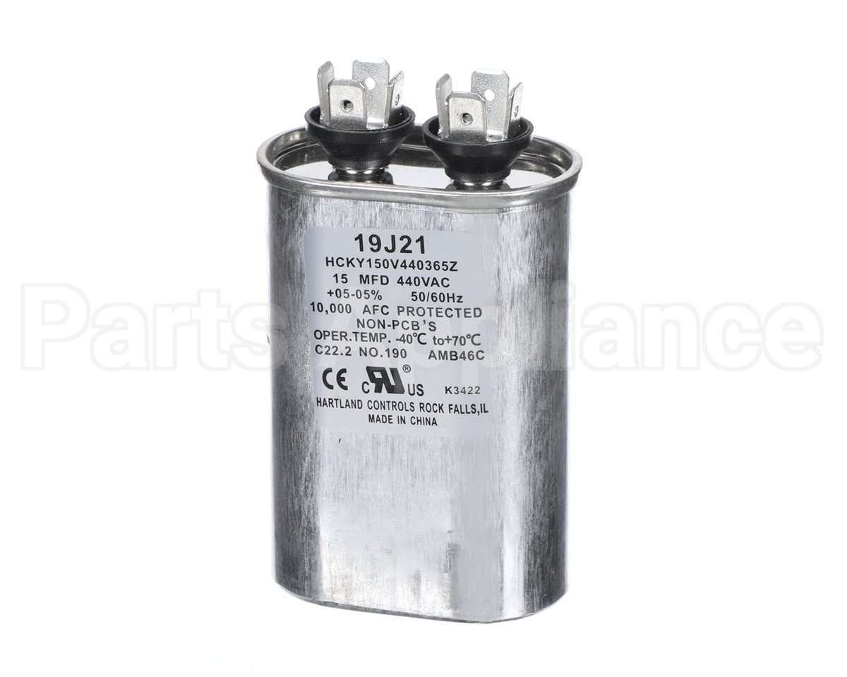 19J21 Lennox Capacitor 15Mfd@440V Oval