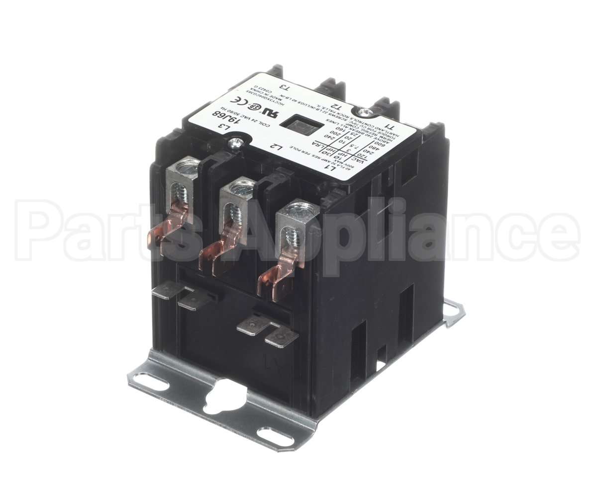 19J68 Lennox 1/C Contactor, Triple Pole 40A,24V Coil