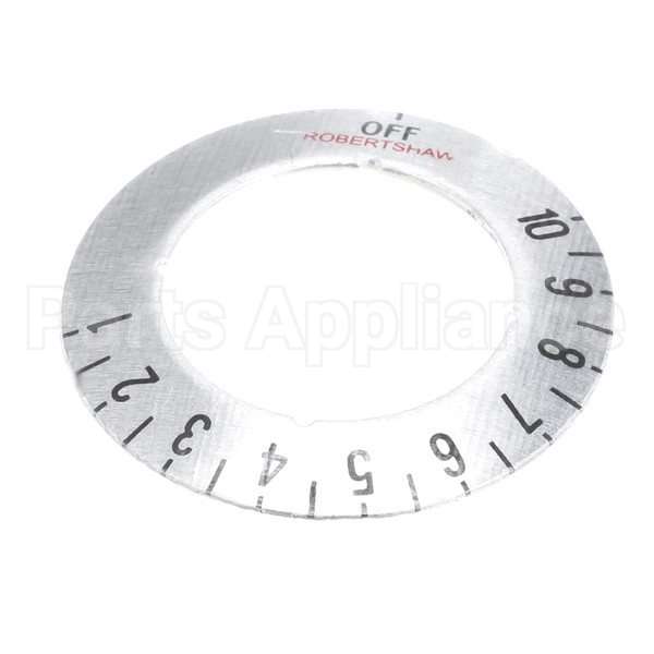 20025 Compatible Giles Plate, Knob Dial 1-10, Ghm