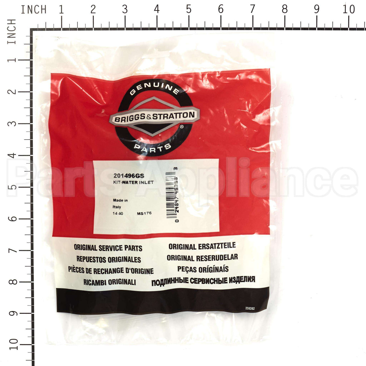201496GS Briggs & Stratton Kit-Water Inlet