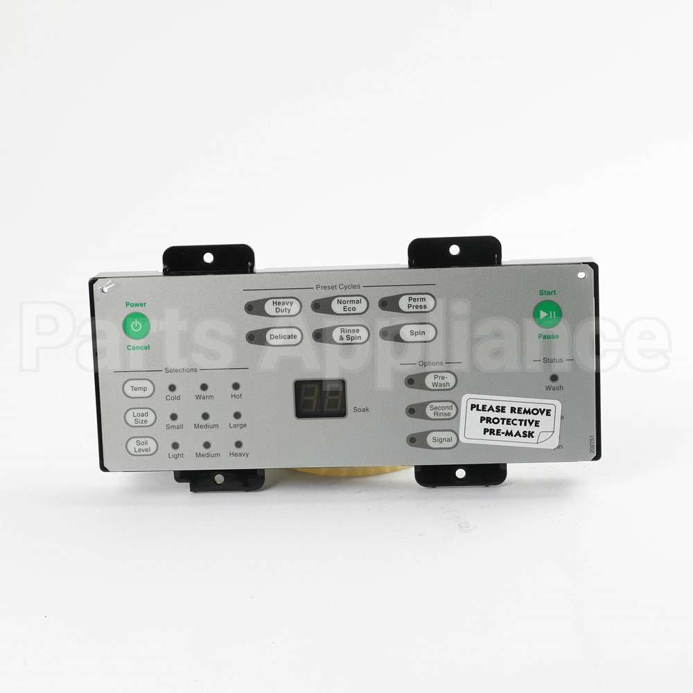 202770P Speed Queen Assy,Cntrl & Ovrly H3 Std Blu 120V