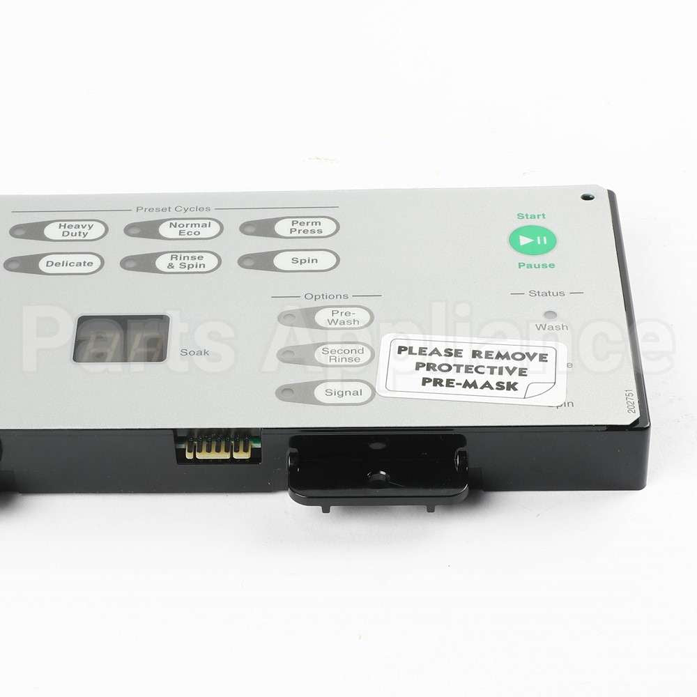 202770P Speed Queen Assy,Cntrl & Ovrly H3 Std Blu 120V