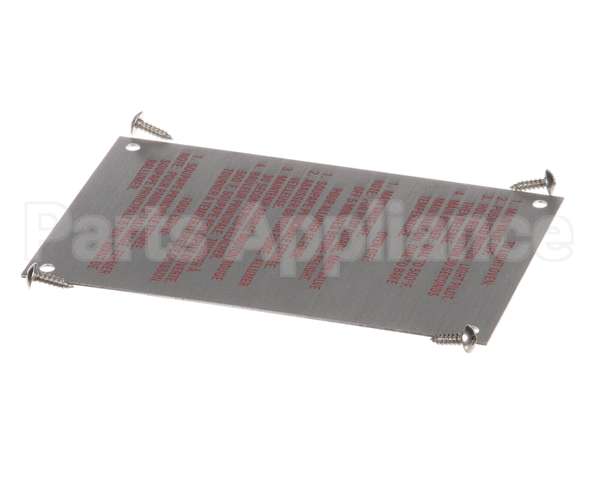 20326 Blodgett Lighting Instr Plate W/Screws