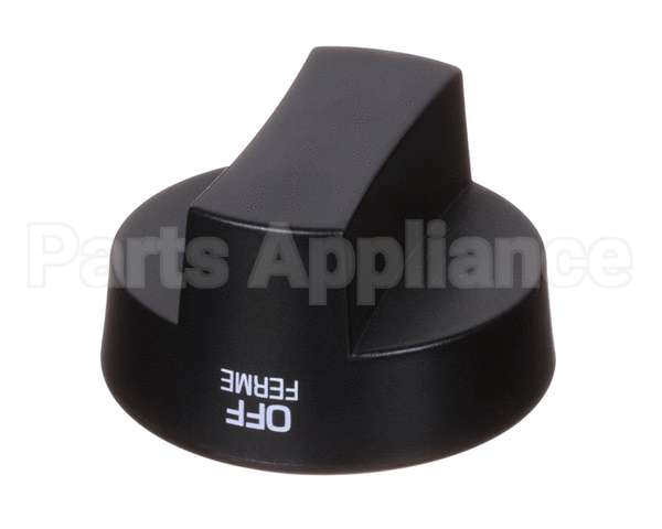 2080 Crown Verity Knob, Black