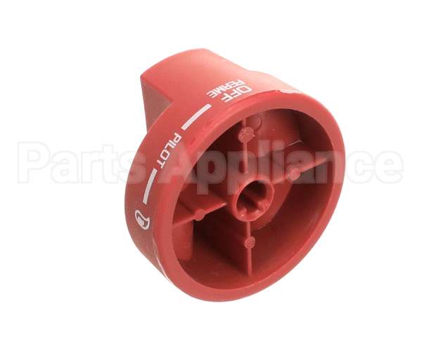 2090 Crown Verity Knob Pilot Round, Red