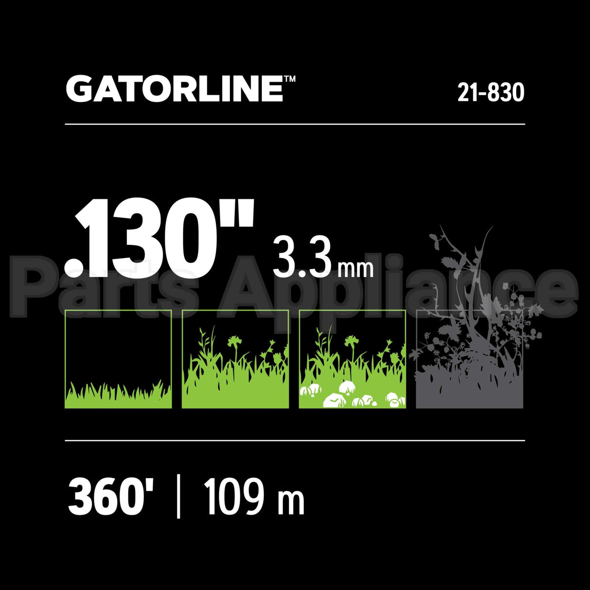 21-830 Oregon Gatorlinesquare .130 3Lb Spoo