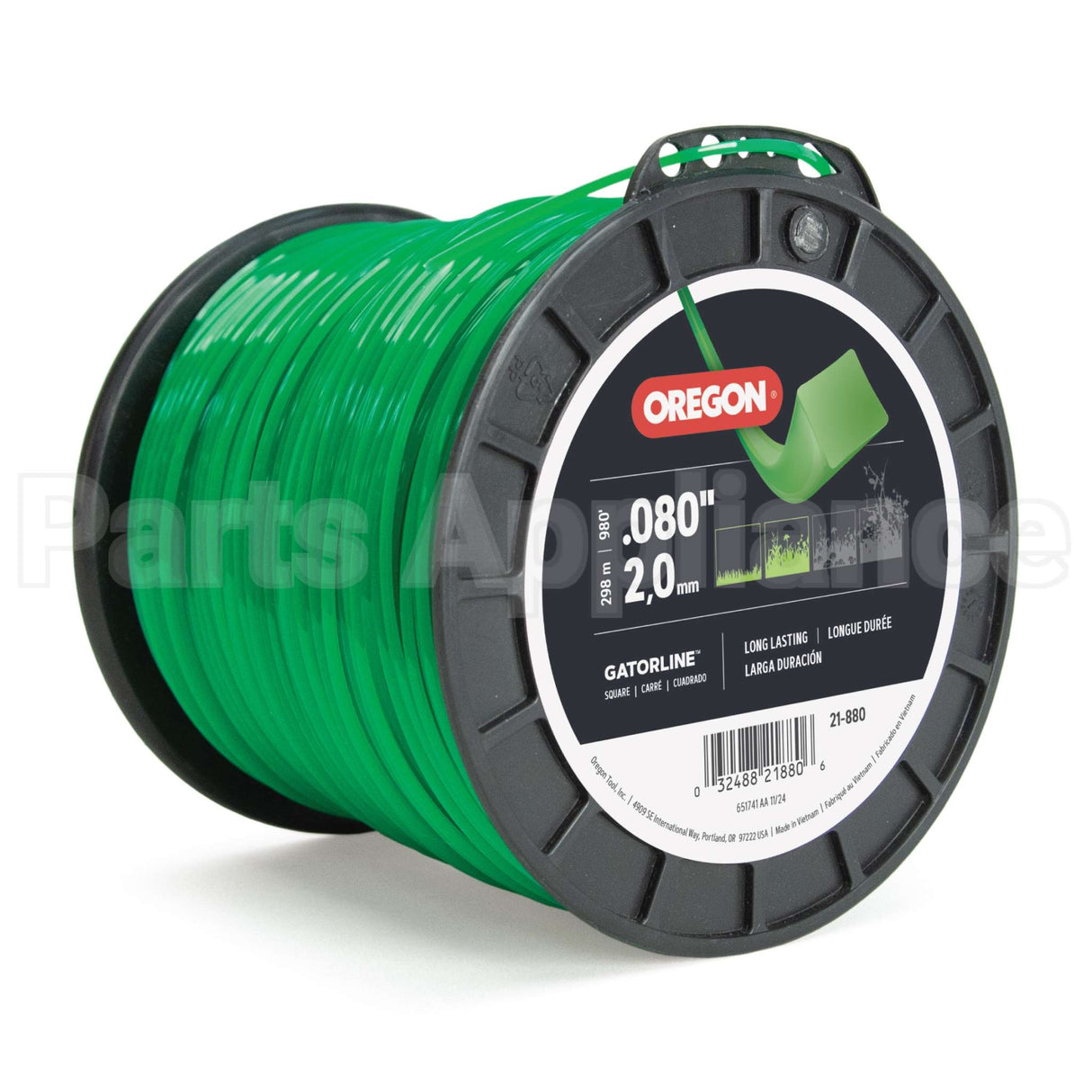 21-880 Oregon Gatorlinesquare .080 3Lb Spoo