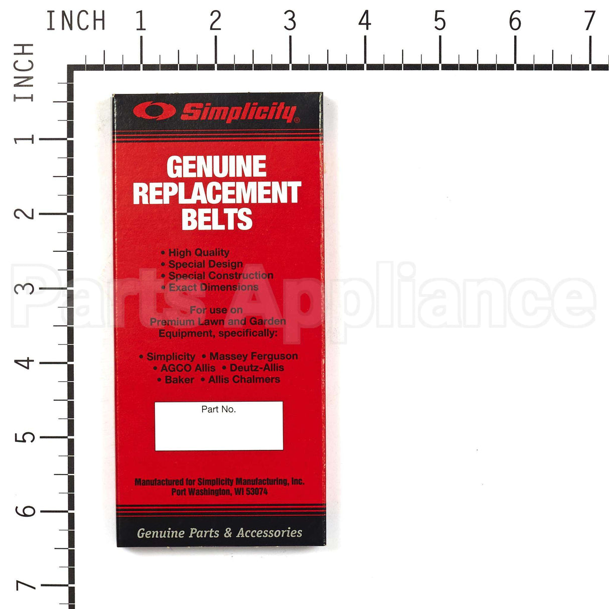 2103056SM Briggs & Stratton Belt Jacket 2.687 X 6.01